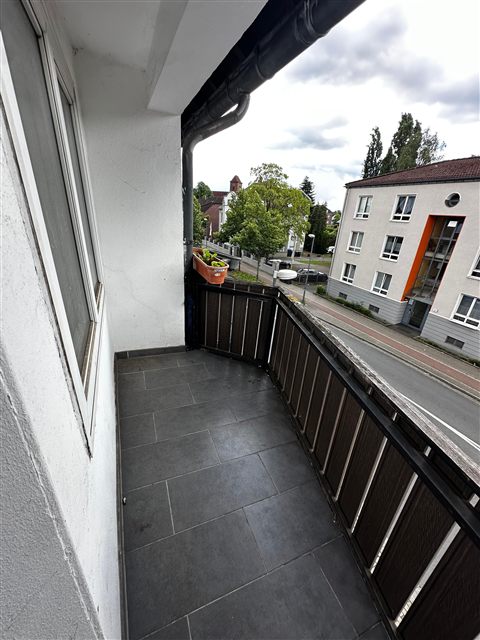 Freigeräumter Balkon
