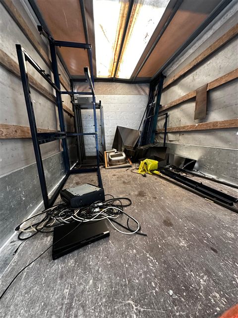 Ladefläche eines Transporters